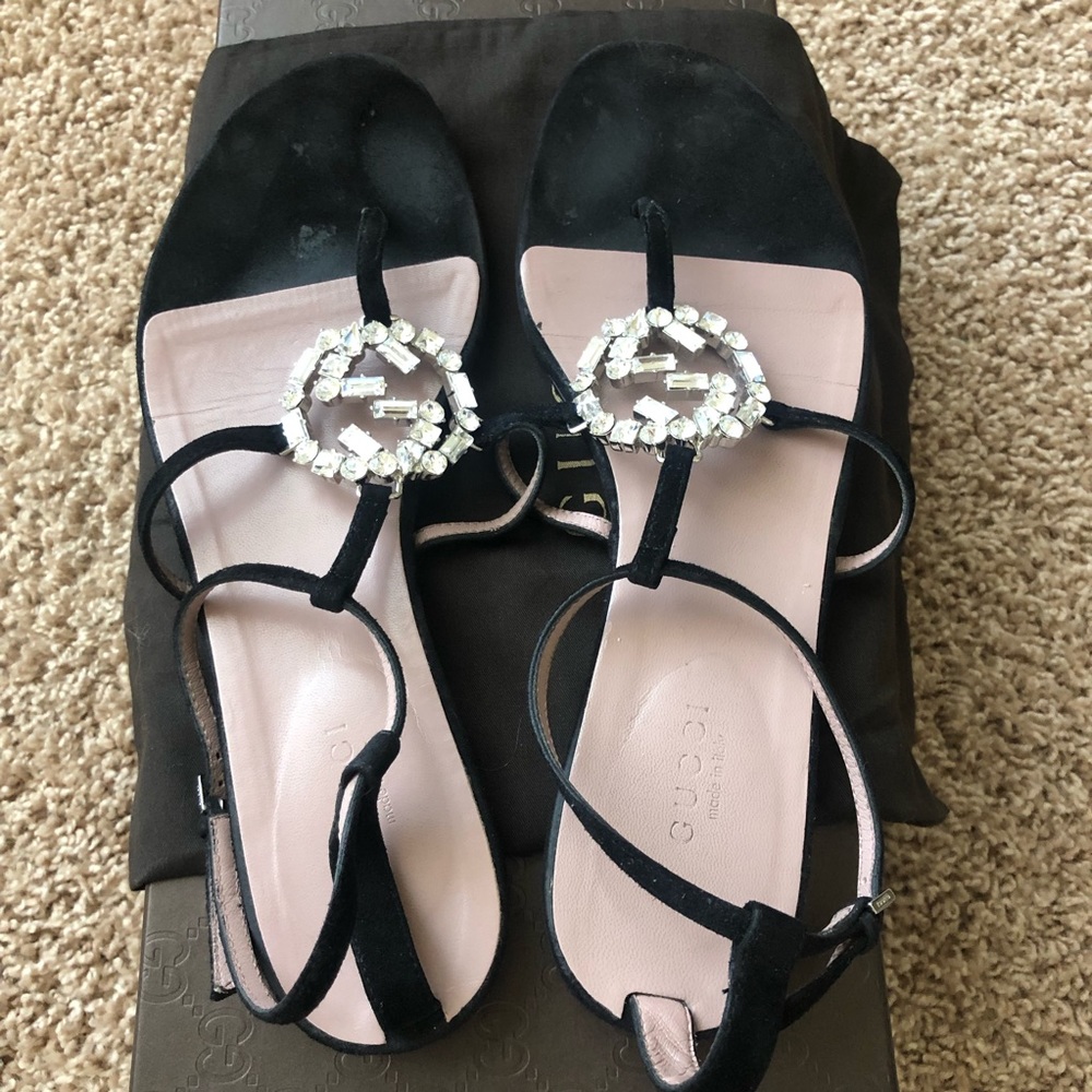 Gucci Swarovski Crystal Sandals